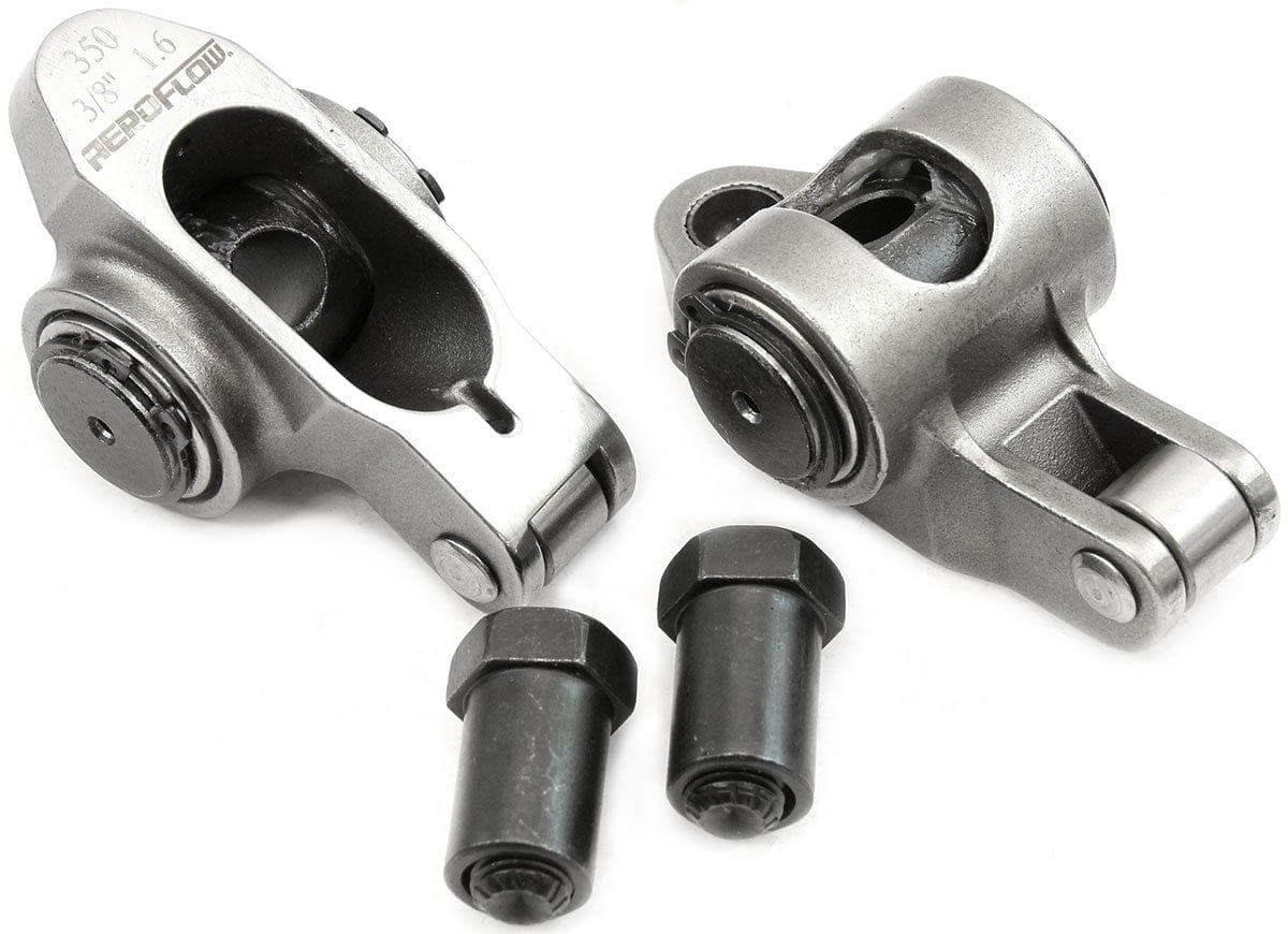 Aeroflow Performance SBC S/S ROCKER ARMS 3/8" STUD (AF95-1202-2) SR