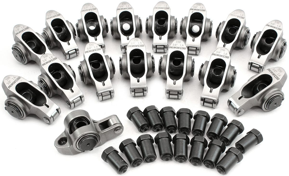 Aeroflow Performance SBC S/S ROCKER ARMS 3/8" STUD (AF95-1202) SR
