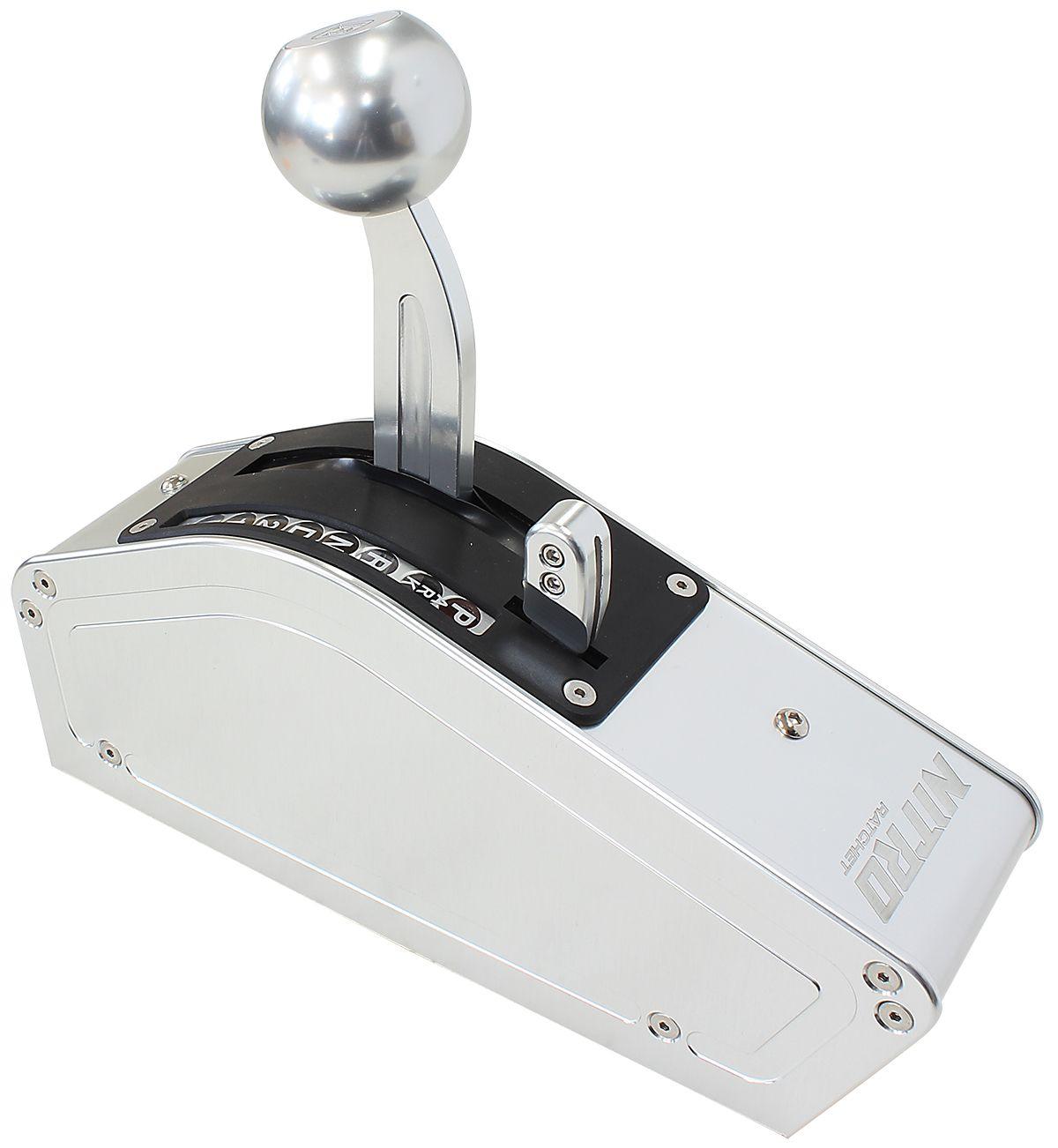 Aeroflow Performance Silver Finish Aeroflow Bang Shift NITRO 2, 3 & 4 Speed Ratchet Shifter AF72-9010 SR