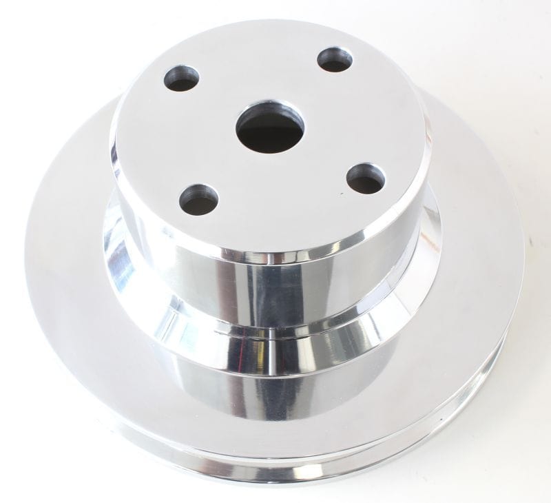Aeroflow Performance Single V groove, suit Holden 5.0 V8 VN-VS with large bearing water pu Aeroflow Billet Water Pump Pulley AF64-4024 SR