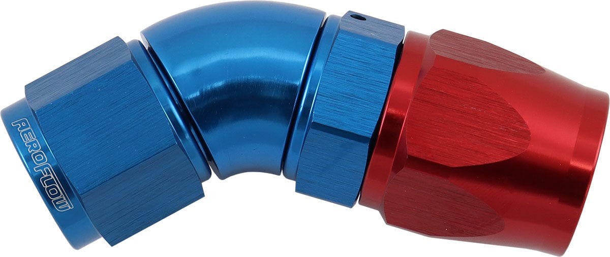 Aeroflow Performance STEPPED 45 DEGREE END -10 HOSE (AF572-10-08D) SR