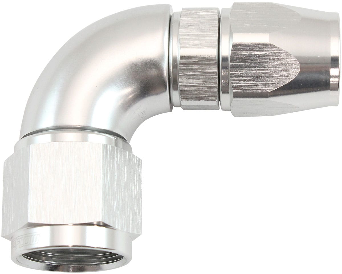 Aeroflow Performance STEPPED 90 DEGREE END -10 HOSE (AF573-10-08DS) SR
