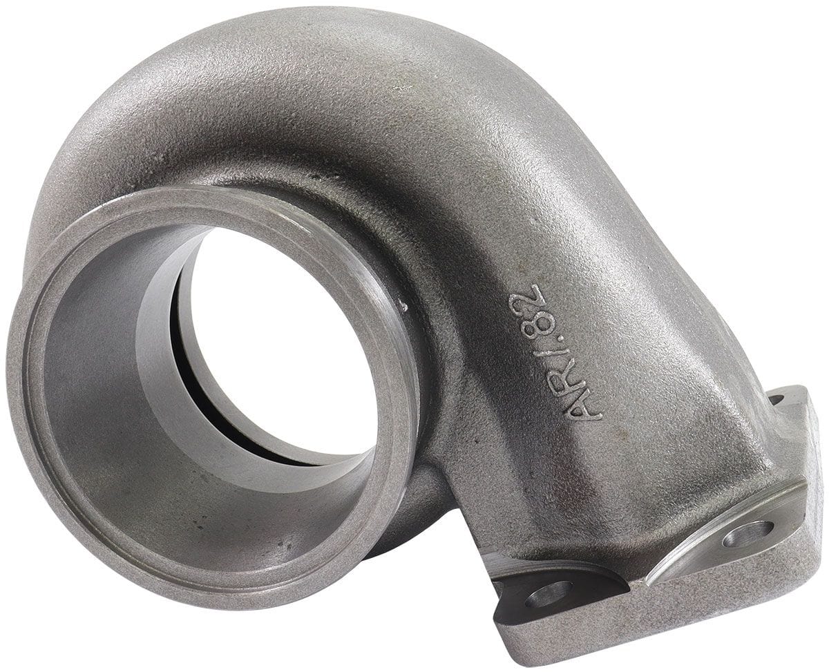 Aeroflow Performance Suit 5862 or 6662 With T3 Mount, 0.82 A/R, Cast Iron Aeroflow Boosted 0.82 A/R T3 Inlet & V-Band Outlet Turbo Exhaust Housing, Suits Boosted 5 SR