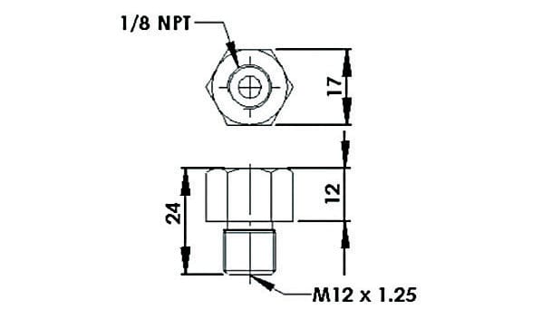 Aeroflow Performance Suit Mazda RX-7, Toyota MR2, Celica GT4 Aeroflow Fuel Rail Adapter (Black) AF64-2063BLK SR