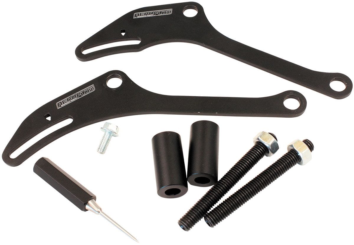 Aeroflow Performance Suits 6.75" and 7.50" Harmonic Balancer, Black Finis h Aeroflow Billet GM LS1 Timing Pointer AF64-2160BLK SR