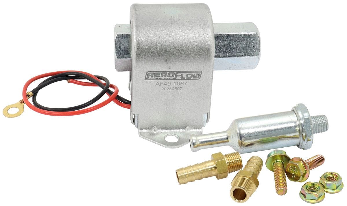 Aeroflow Performance Super Low Pressure In-Line (Facet) Carburettor Fuel Pump Super Low Pressure In-Line (Facet) Carburettor Fuel Pump SR