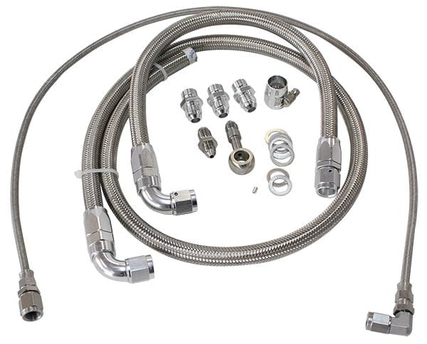 Aeroflow Performance Turbo Accessories AF30-1001 Turbo Oil & Water Feed Line Kit - Suit Nissan SR20 S13 AF30-1001 SR
