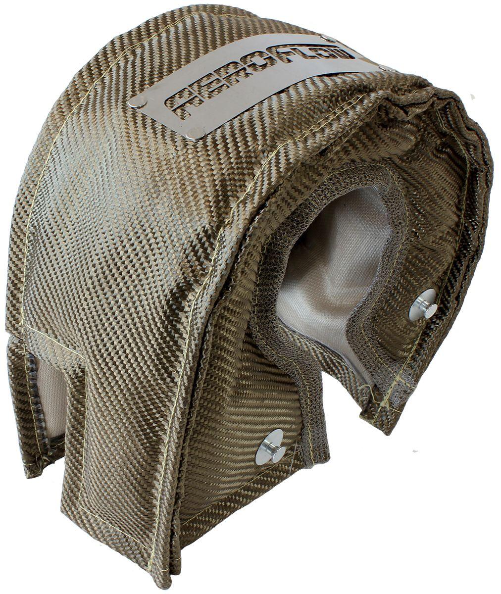 Aeroflow Performance Turbo Accessories AF91-8000 Titanium Turbo Bag / Blanket (Black with Logo) - Suit XR6, GT30/GT35 Internal Gate SR