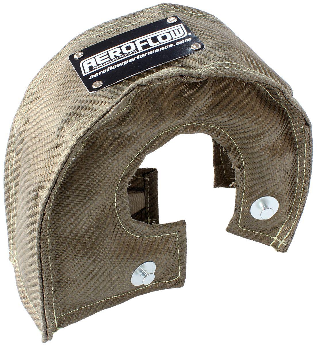 Aeroflow Performance Turbo Accessories AF91-8006 Titanium Turbo Bag / Blanket (Laser Cut S/S Logo) - Suit GT25/GT28 Internal Gate SR