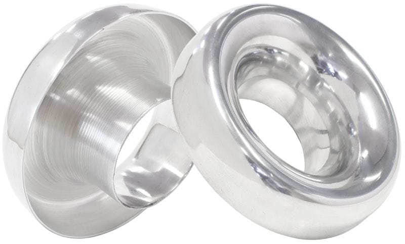 Aeroflow Performance Turbo Accessories Silver / 4" Intake Bellmouth Silver / Black SR