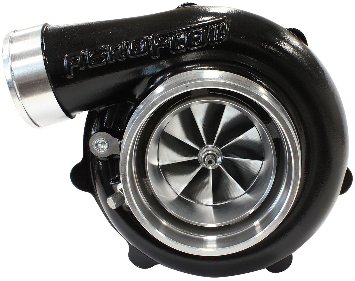 Aeroflow Performance Turbos Black BOOSTED 6862 .83 Reverse Rotation Turbocharger 1050HP AF8005-3172 SR