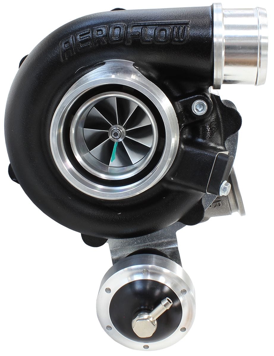 Aeroflow Performance Turbos Black BOOSTED TURBO 4849.72 V BAND FLANGE V BAND OUTLET G25-550 NAT IWG SR