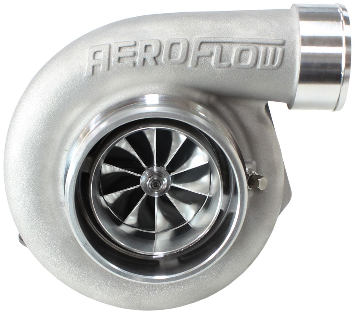 Aeroflow Performance Turbos Silver BOOSTED 6762 V-Band 1.21 Turbocharger 950HP, AF8005-3027 SR