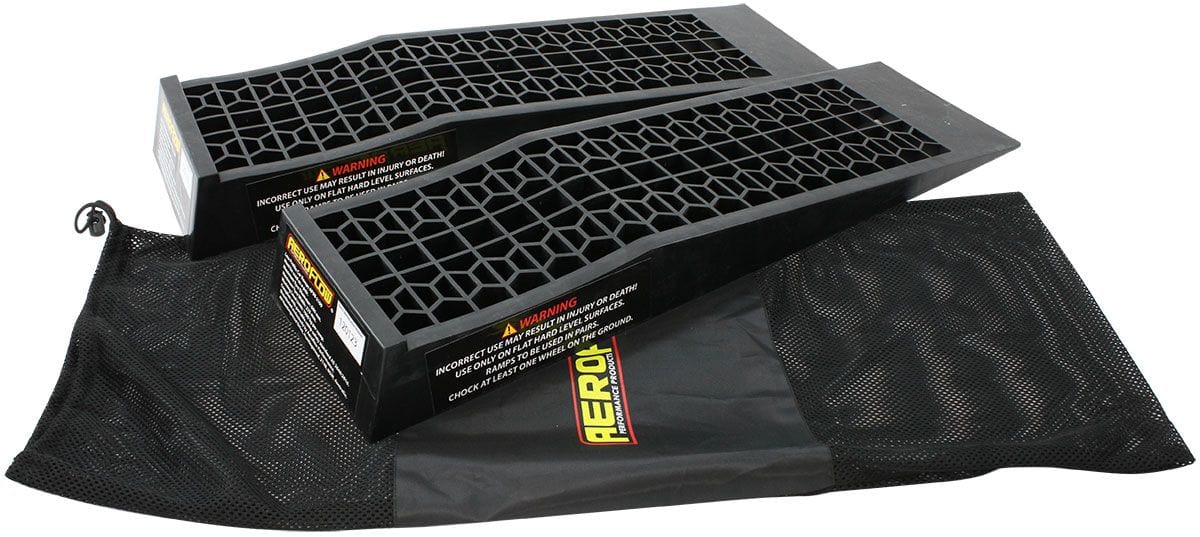 Aeroflow Performance With Mesh Storage Bag Aeroflow Low Profile Car Ramps (Pair) AF98-2109 SR