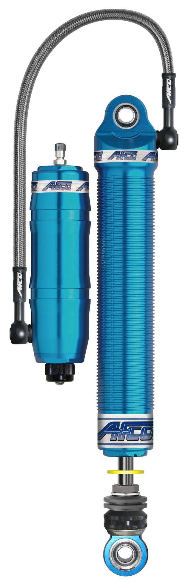 AFCO Double Adjustable, 5" Stroke Drag Shock (Each) AFCO Coil-Over Big Gun "Slicks" Monotube Aluminium Shock AFC3250BG SR