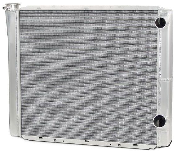AFCO Natural Satin Finish, 24" x 18.5", LH Filler, RH Inlet, RH outlet AFCO Universal Fit Double Pass Aluminium Radiator AFC80127NDP SR