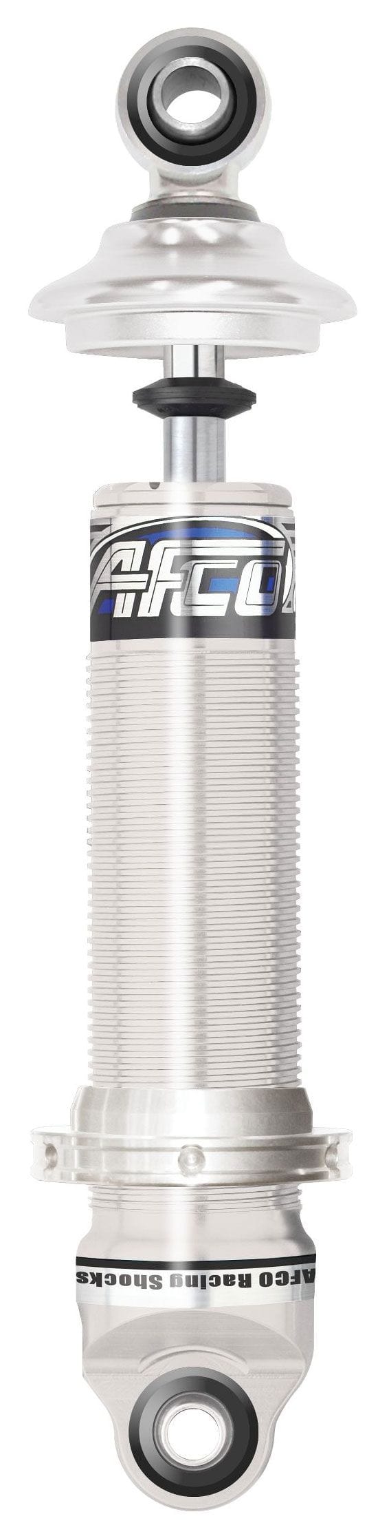 AFCO Polished Billet, Threaded Body, 3" Stroke, 5/8" ID Polyurethane Bush AFCO Aluminium Hot Rod Shock Absorber AFC1330SRBT SR