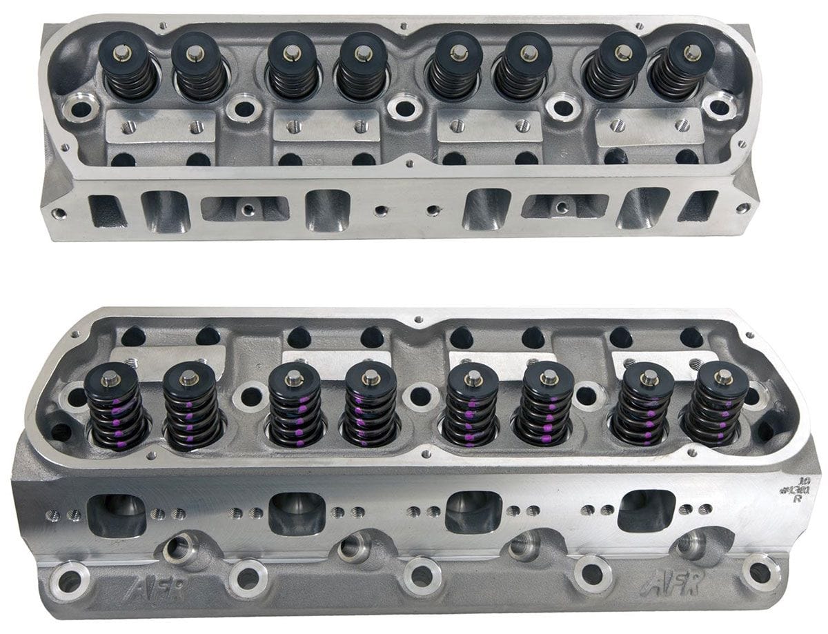 AFR 58cc Chambers, CNC Competition Porting Air Flow Research 195cc Renegade Aluminium Cylinder Heads - Small Block Ford AFR1381-716 SR