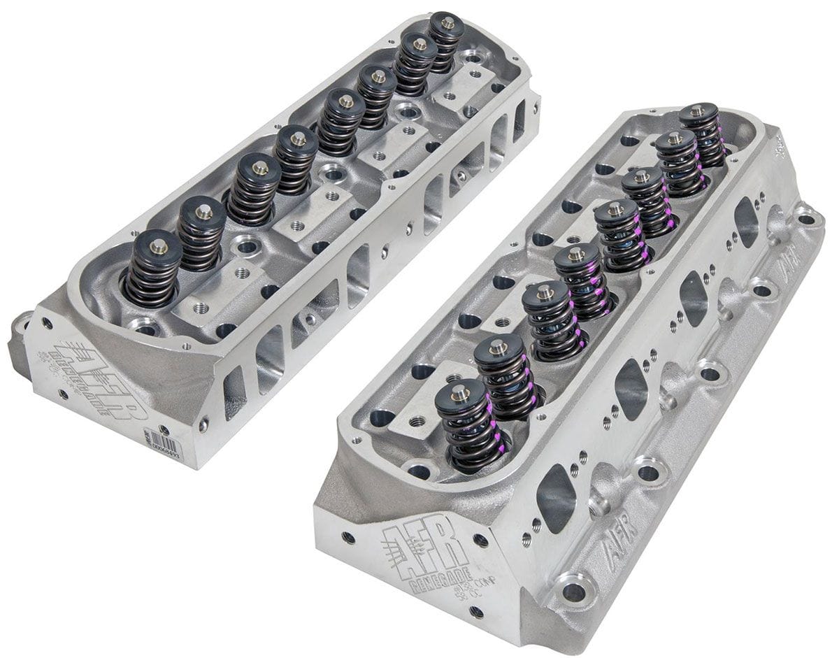 AFR 58cc Chambers, CNC Competition Porting Air Flow Research 195cc Renegade Aluminium Cylinder Heads - Small Block Ford AFR1381-716 SR