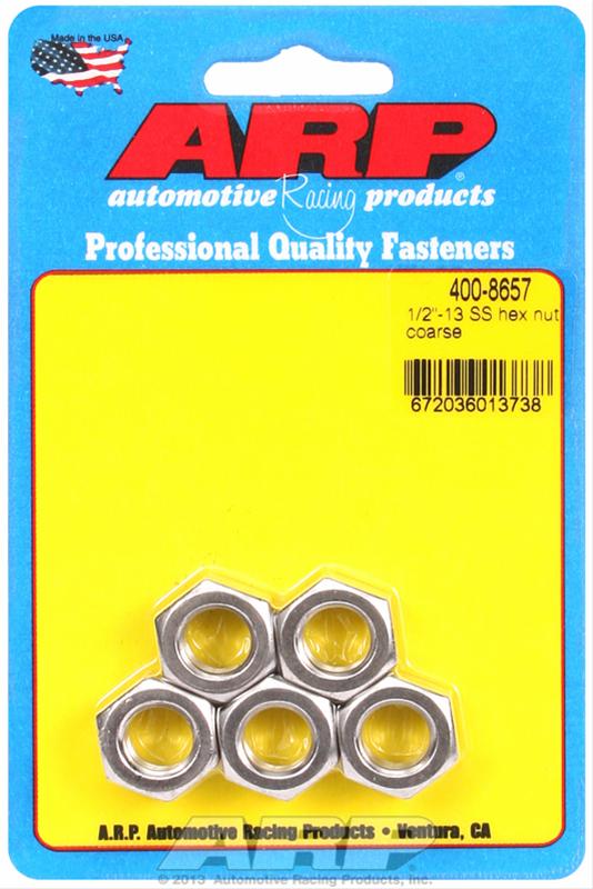 ARP ARP 1/2"-13 SS coarse hex nut kit (400-8657) SR