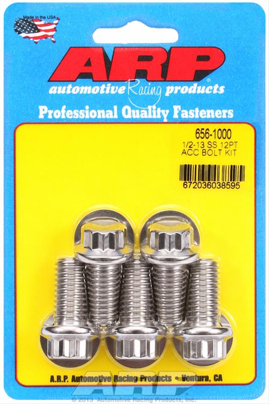 ARP ARP 1/2"-13 x 1.000 12pt SS bolts (656-1000) SR
