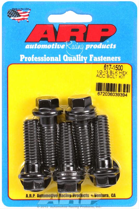 ARP ARP 1/2"-13 x 1.500 hex black oxide bolts (617-1500) SR