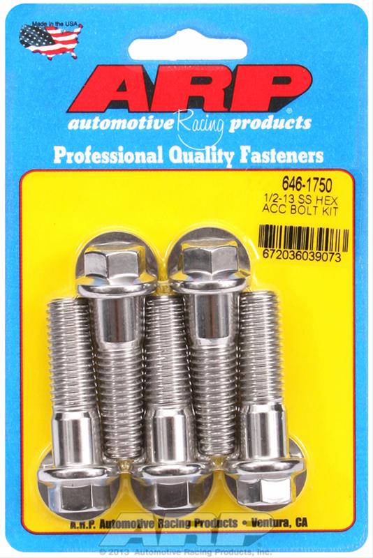 ARP ARP 1/2"-13 X 1.750 hex SS bolts (646-1750) SR