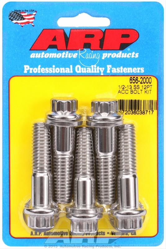 ARP ARP 1/2"-13 x 2.000 12pt SS bolts (656-2000) SR