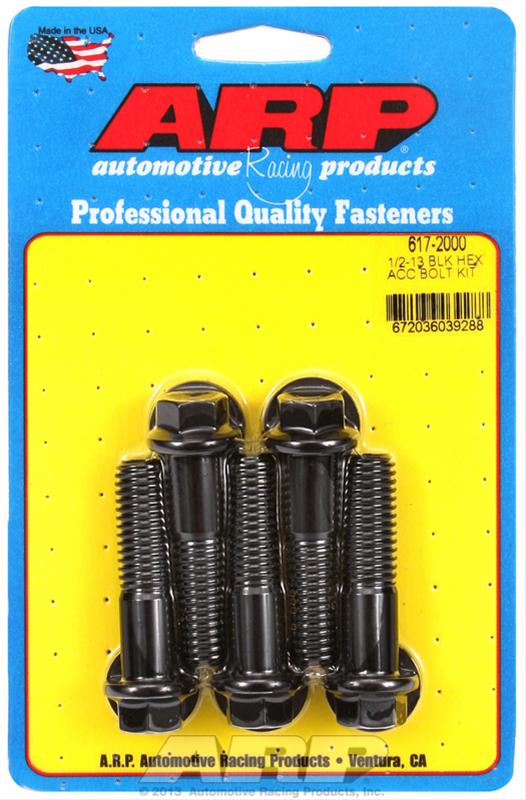 ARP ARP 1/2"-13 x 2.000 hex black oxide bolts (617-2000) SR