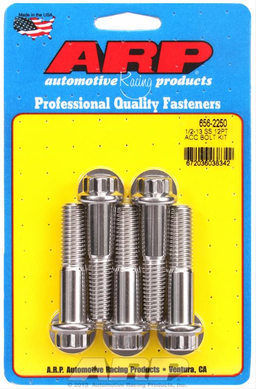 ARP ARP 1/2"-13 x 2.250 12pt SS bolts (656-2250) SR