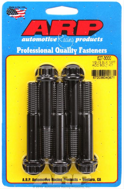 ARP ARP 1/2"-13 x 3.000 12pt black oxide bolts (627-3000) SR