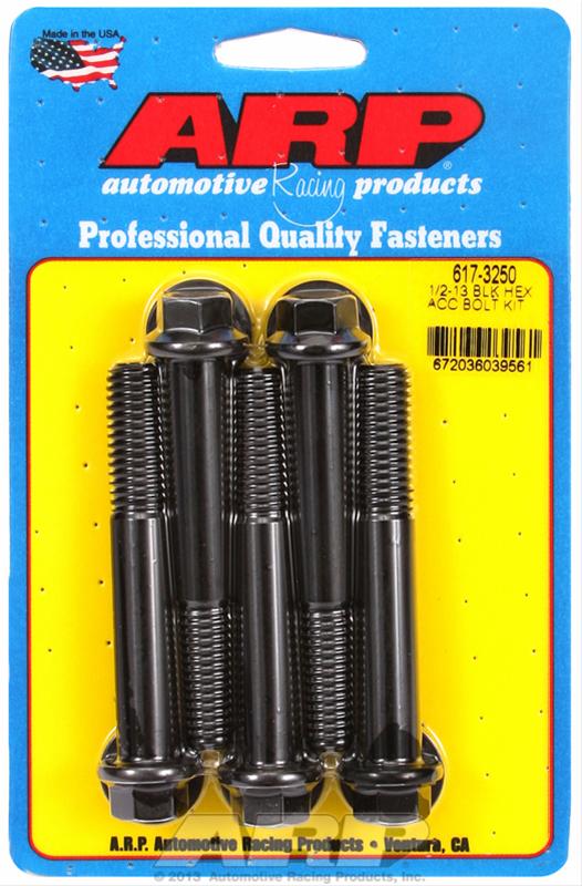 ARP ARP 1/2"-13 x 3.250 hex black oxide bolts (617-3250) SR