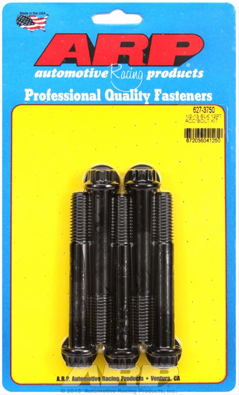 ARP ARP 1/2"-13 x 3.750 12pt black oxide bolts (627-3750) SR