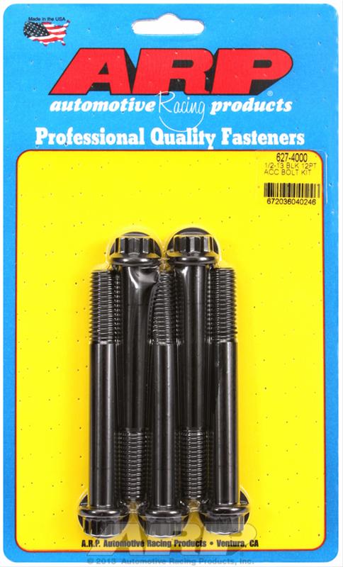 ARP ARP 1/2"-13 x 4.000 12pt black oxide bolts (627-4000) SR
