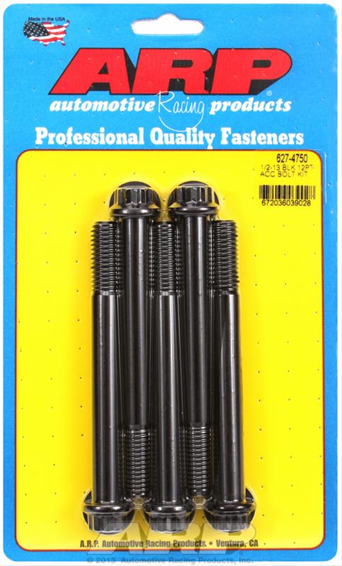 ARP ARP 1/2"-13 x 4.750 12pt black oxide bolts (627-4750) SR