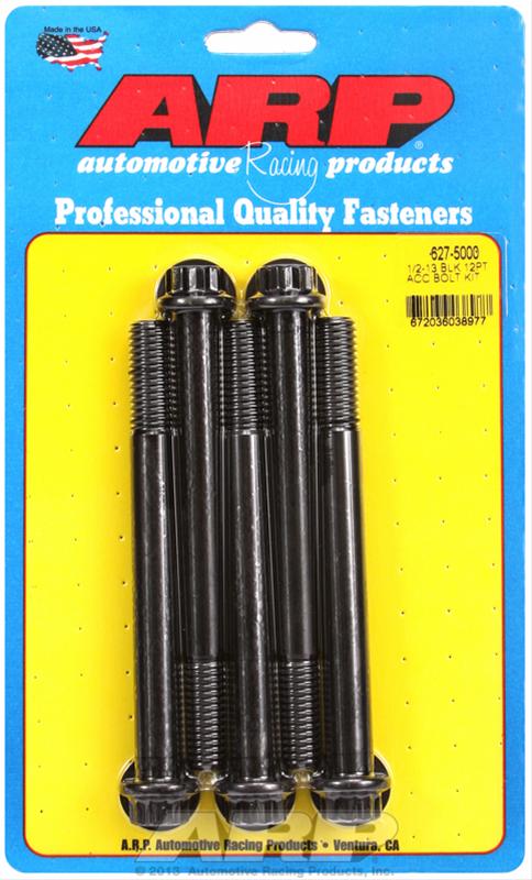 ARP ARP 1/2"-13 x 5.000 12pt black oxide bolts (627-5000) SR