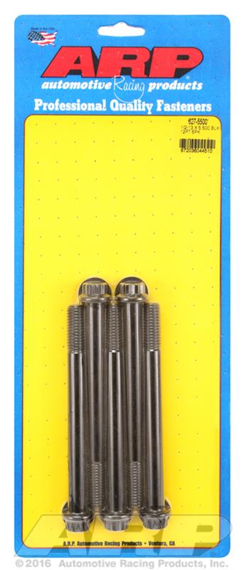 ARP ARP 1/2"-13 x 5.500 12pt black oxide bolts (627-5500) SR
