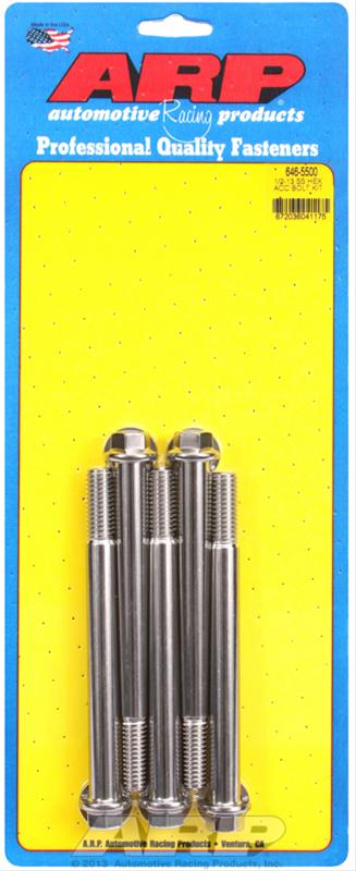 ARP ARP 1/2"-13 x 5.500 hex SS bolts (646-5500) SR