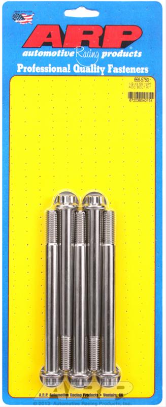ARP ARP 1/2"-13 x 5.750 12pt SS bolts (656-5750) SR