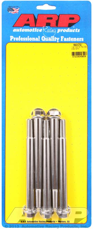 ARP ARP 1/2"-13 x 5.750 hex SS bolts (646-5750) SR