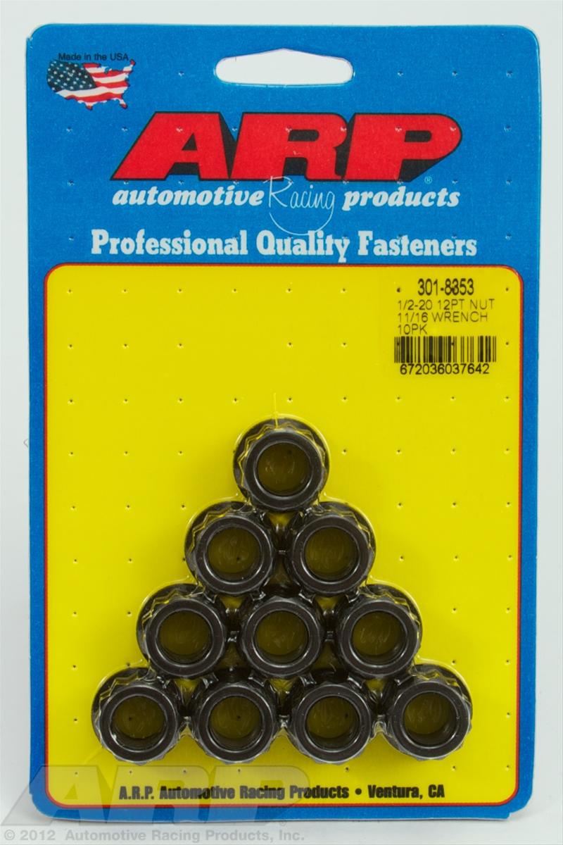 ARP ARP 1/2-20 11/16 socket 12pt nut kit (301-8353) SR