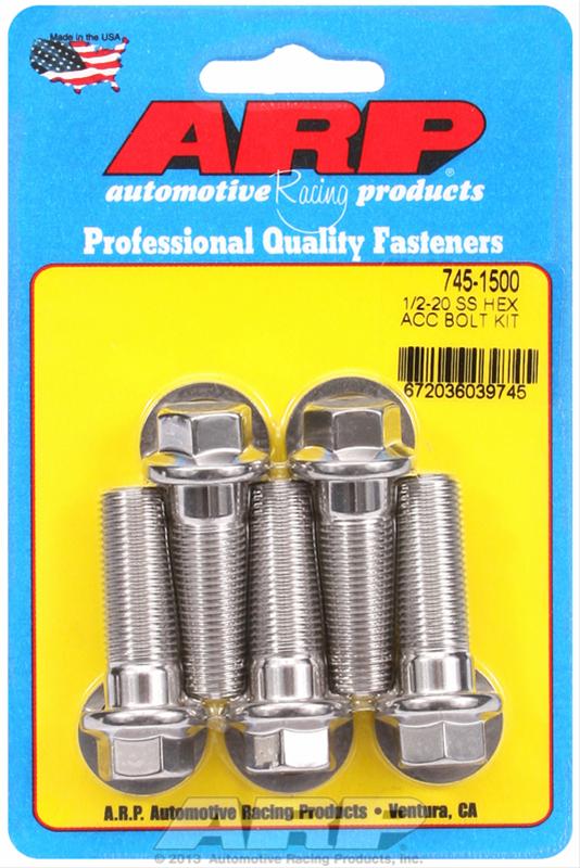 ARP ARP 1/2"-20 x 1.500 hex SS bolts (745-1500) SR