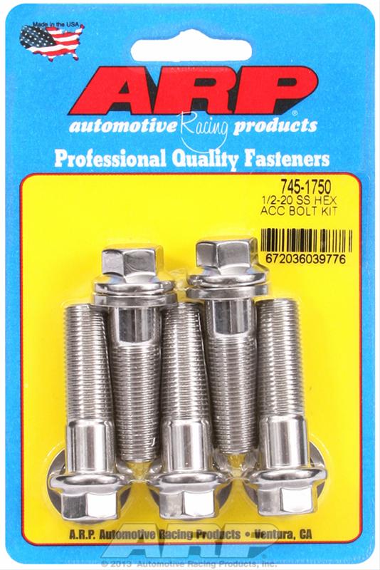 ARP ARP 1/2"-20 x 1.750 hex SS bolts (745-1750) SR