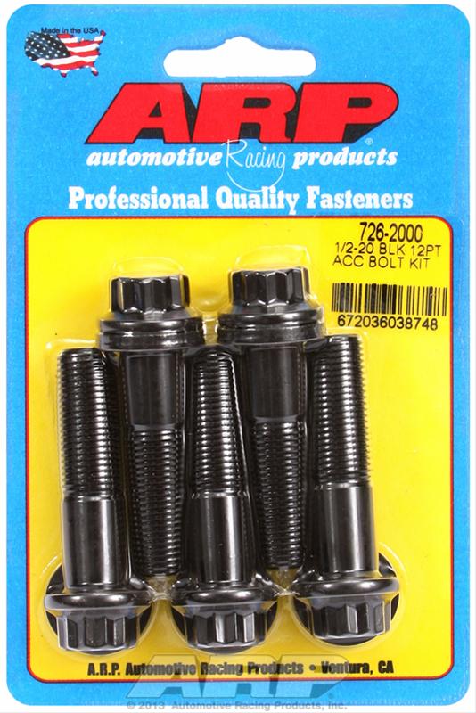 ARP ARP 1/2"-20 x 2.000 12pt black oxide bolts (726-2000) SR
