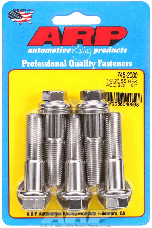 ARP ARP 1/2"-20 x 2.000 hex SS bolts (745-2000) SR