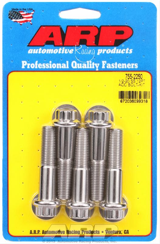 ARP ARP 1/2"-20 x 2.250 12pt SS bolts (755-2250) SR