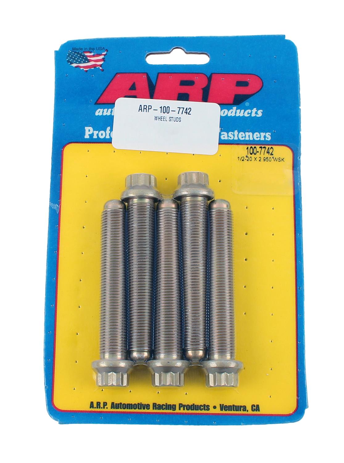 ARP ARP 1/2-20 X 2.950 wheel stud kit (100-7742) SR