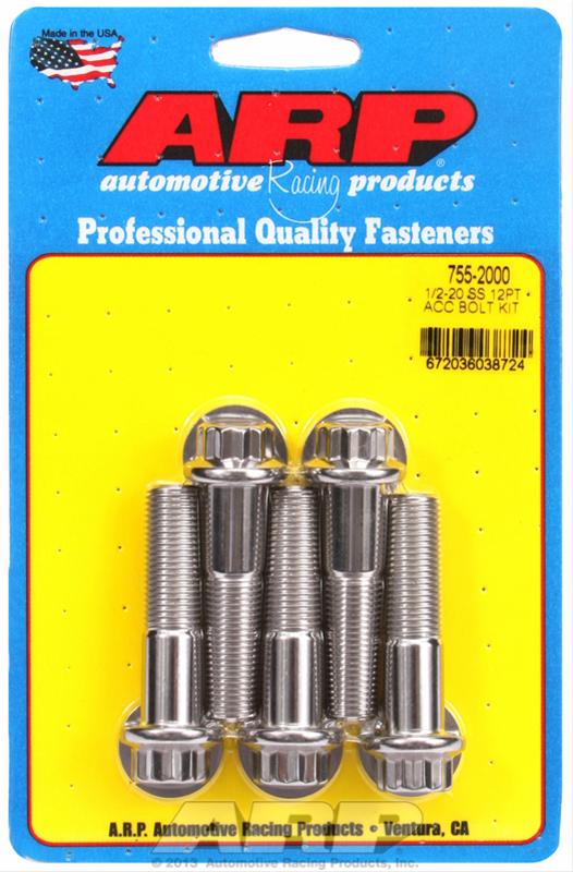 ARP ARP 1/2"-20 x 2000 12pt SS bolts (755-2000) SR