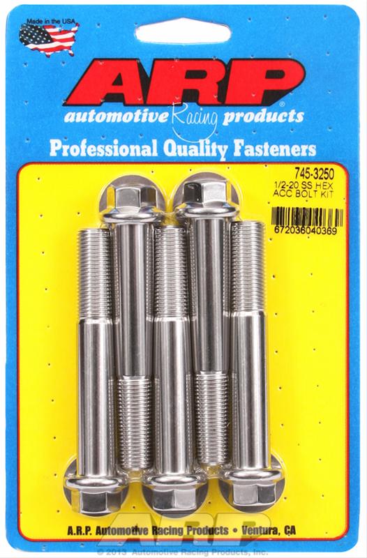 ARP ARP 1/2"-20 x 3.250 hex SS bolts (745-3250) SR