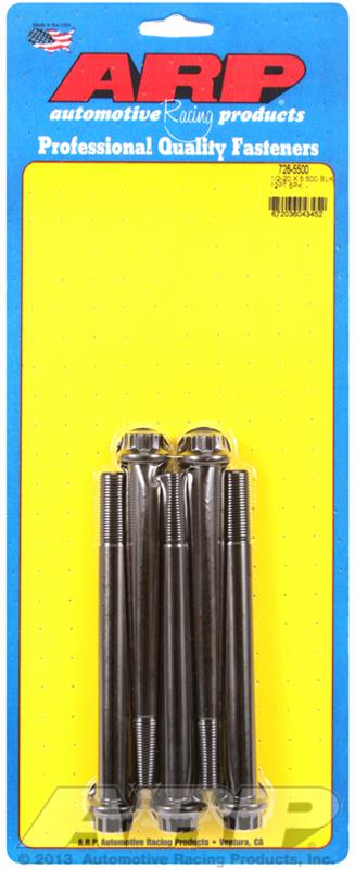ARP ARP 1/2"-20 x 5.500 12pt black oxide bolts (726-5500) SR